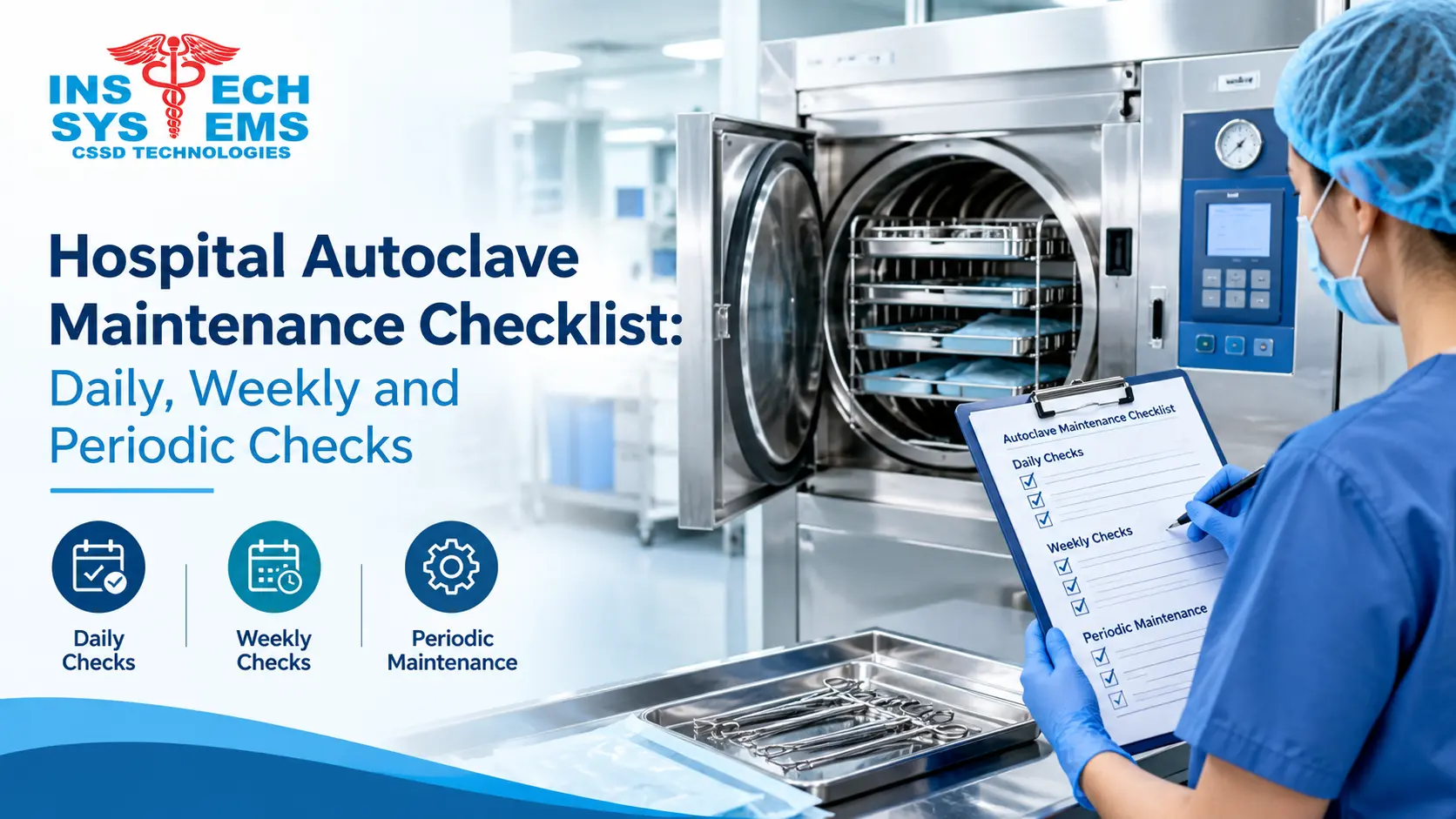 You are currently viewing Hospital Autoclave Maintenance Checklist: Daily, Weekly and Periodic Checks