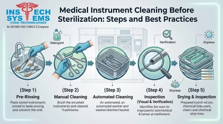 Medical Instrument Cleaning Before Sterilization Steps and Best Practices